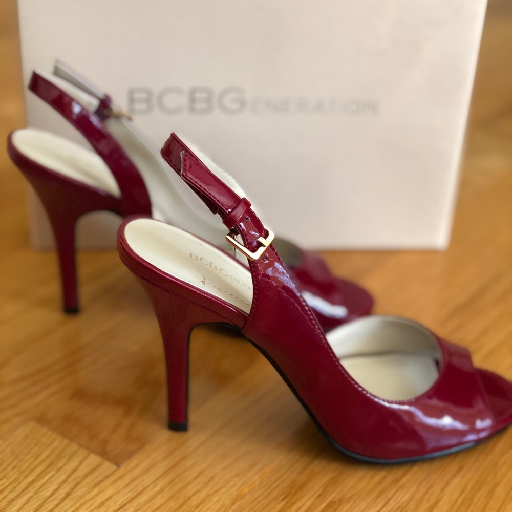BCBGeneration Red High Heels - Picture 8 of 9